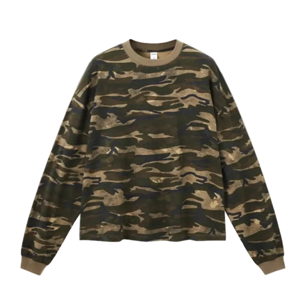 newgarments - Camo Boxy Fit Longsleeve