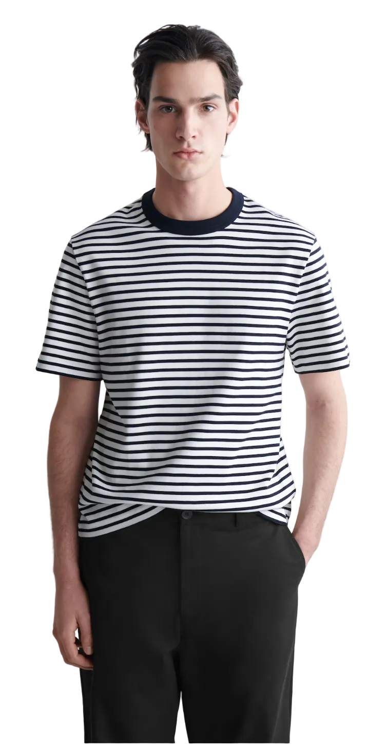 cos - INTERLOCK COTTON CREW-NECK T-SHIRT
