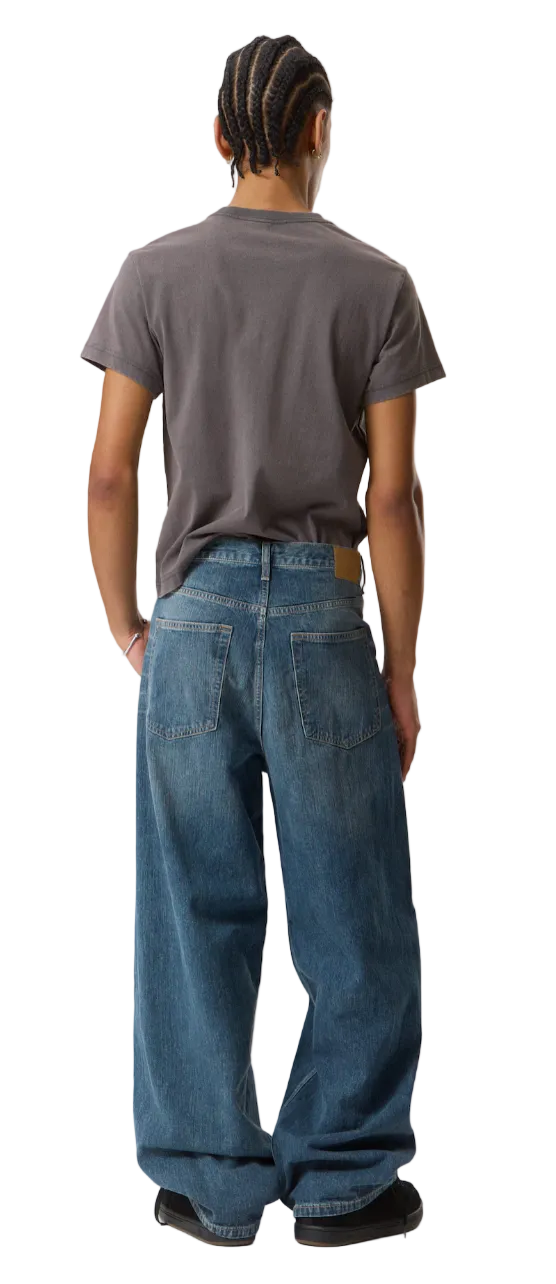 Weekday - ASTRO MID RISE LOOSE BAGGY LEG UNISEX JEANS